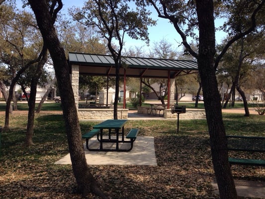 Shade and pavillion.