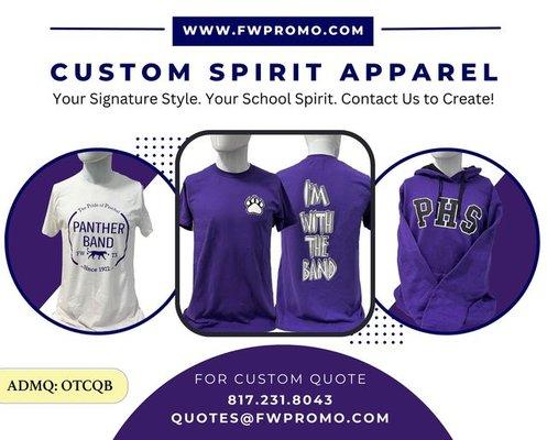 Your Style. Your School Spirit Apparel