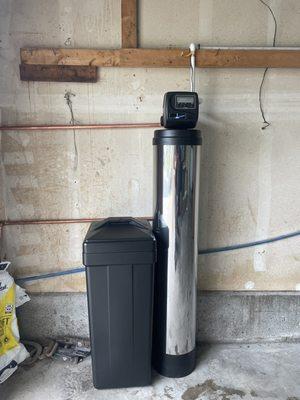 Water softener system installation