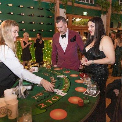 Casino night for a 40th birthday party