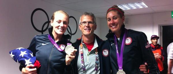 SILVER!! 2012 Summer Olympic Games. Jennifer Kessy & April Ross.