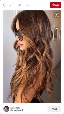 My WISH hair. This is the picture I showed her.