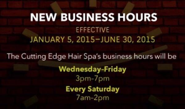 New Business Hours