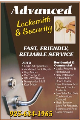 Advanced Locksmith & Security