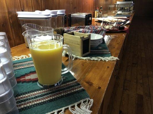 Country Breakfast in the Lodge