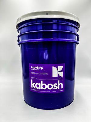 Kabosh ActivStrip Fast Acting Paver Stripper quickly removes multiple layers of urethane, acrylic, silane, siloxane and water based sealers.