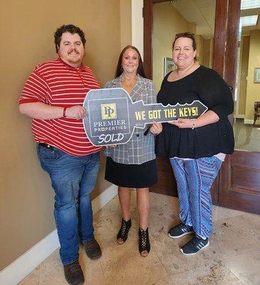 Satisfied Customers just closed on a new home.  Thanks Charly Manring