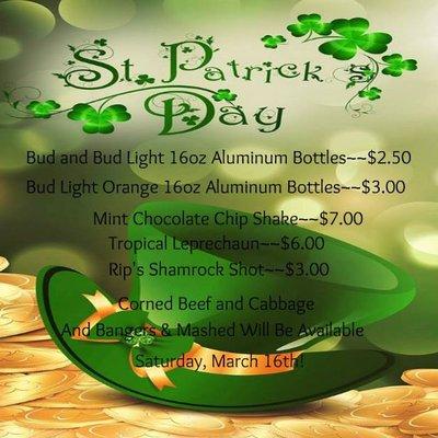 St. Patrick's Day Weekend 2019