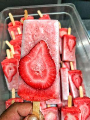 Paleta de fresa