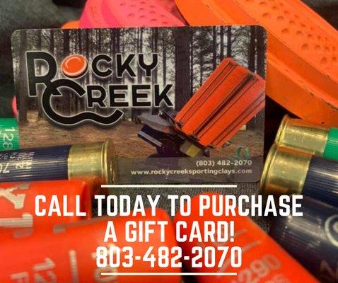 Call today to purchase a gift card!