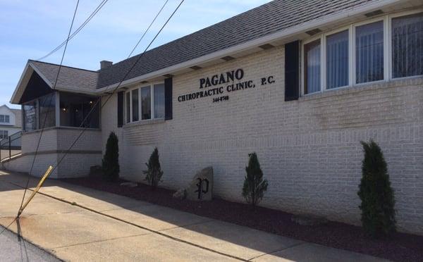 View of Pagano Chiropractic Clinic from Main Street