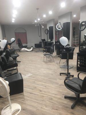 Salon cleaning