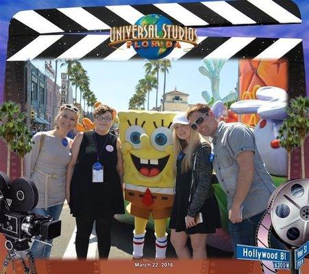 Fun family time at Universal