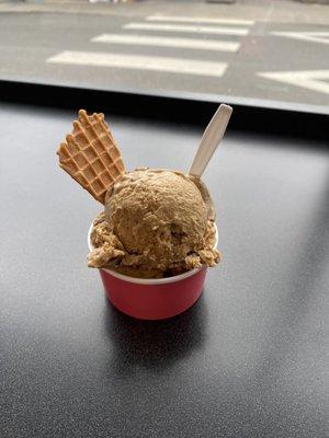 Bourbon espresso toffee gelato