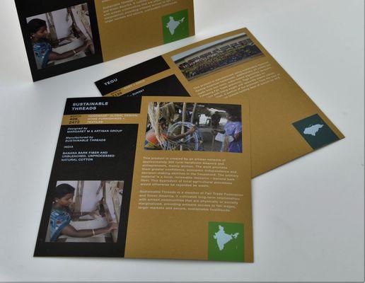 Tradeshow / event handouts.