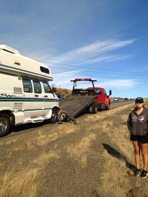 Broke down!!!' At the gorge for DMB