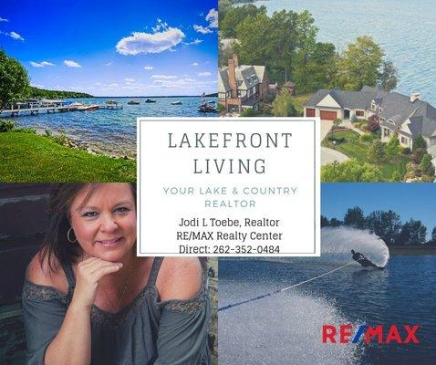 Looking to Buy or Sell Lakefront Property? Call a professional! Direct: 262-352-0484