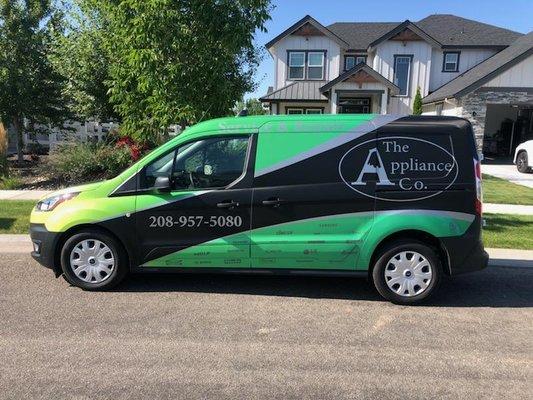 The new Appliance Company Service Van in Boise