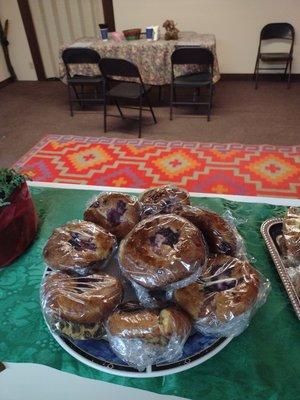 Fruit muffins made from scratch