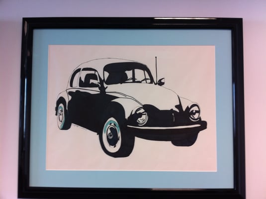 Priority VW artwork. The iconic VW Beetle!