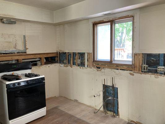 Kitchen before remodel