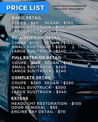 1st Class Auto Detailing