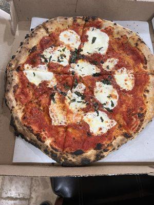 Margherita pie. Wood fired