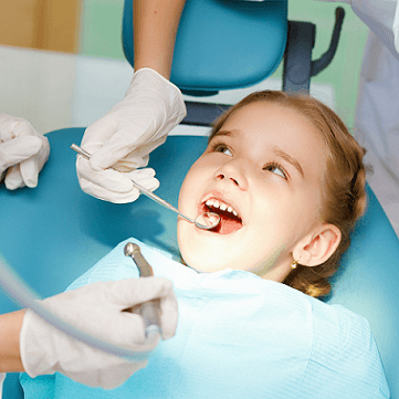 Pediatric Dentistry Children should begin regular dentist visits when they are between six months and a year old. n