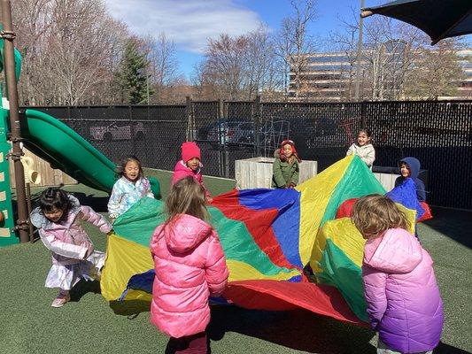 Parachute fun