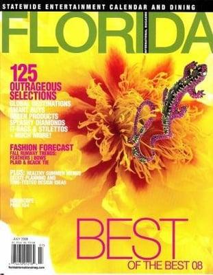 Named Best of Florida 2008 by Florida International Magazine