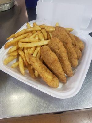 Chicken Fingers and French fries!