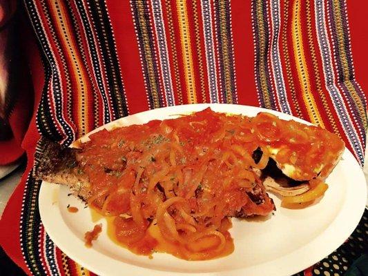 Tilapia en Salsa