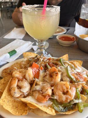 Shrimp nachos are like my family