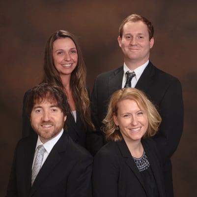 The Moffat Agency Team: Iain and Kristy Moffat, Cole Johnson, and Stephen Wilson