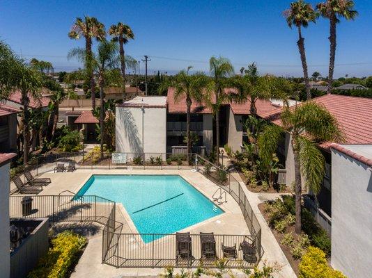 Pool top view