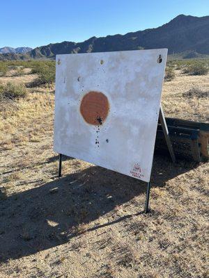 1 mile target