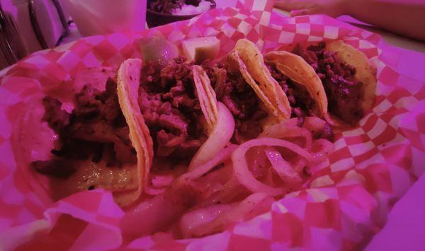 Bistec tacos