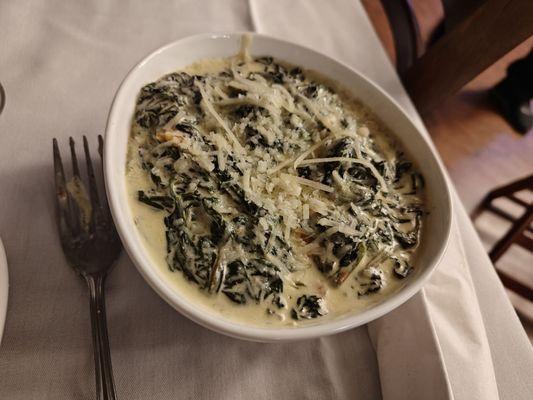 Cream spinach