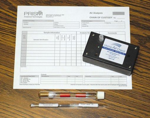 VOC "Volatile Organic Compounds" & Formaldehyde Sampling