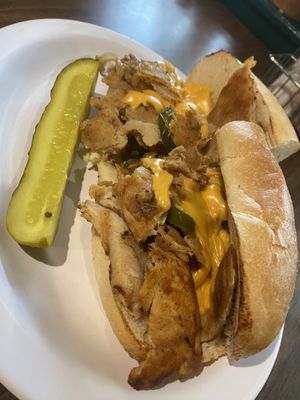 Chicken cheesesteak