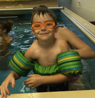 Pool time at camp is awesome