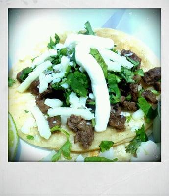 Carne Asada up close. Yum.