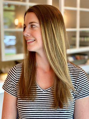 Toning summer highlights for the fall season