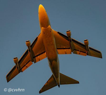 NASA Armstrong SOFIA off the runway at Palmdale May 10, 2022