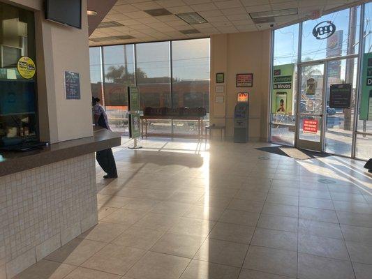 Waiting area  Very clean and very spacious