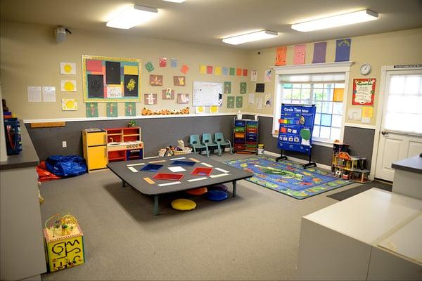 Preschool classroom.