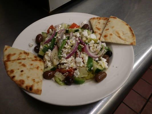 Greek village salad...num