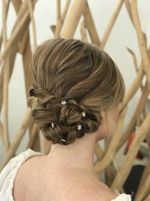 Soft updo!