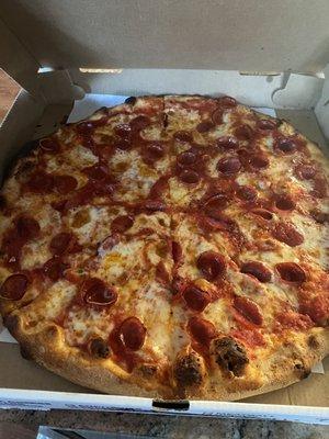 Pepperoni pizza