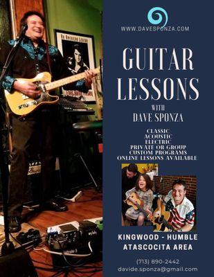 Guitar Lessons with Dave Sponza